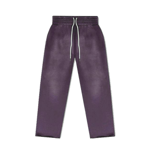 Los mejores precios en pantalones de hombre de algodón puro de diseño personalizado Pantalones de chándal casuales lavados con ácido Servicio OEM disponible - Product Image 1