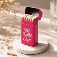 Fabricants de boîtes en métal pour tabac personnalisées OEM/ODM, emballage en métal pour tabac vierge, impression personnalisée, petite boîte rectangulaire pour cigarettes
