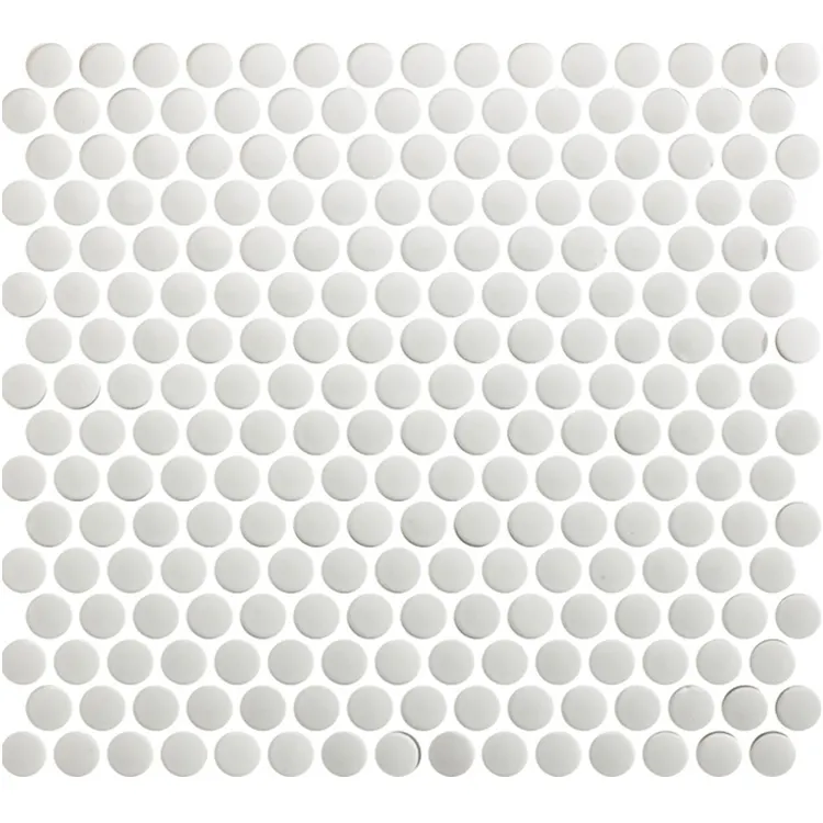 Unico squisito solido bianco & nero di colore mosaico di ceramica da parete bagno piscina superficie del pavimento del mosaico