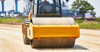 Rouleau vibratoire à tambour unique robuste 6114E pour la construction routière