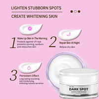 Crème Lotion Visage Éclaircissante et Hydratante Correctrice Anti-Taches Brunes et Répératrice pour Peaux Noires