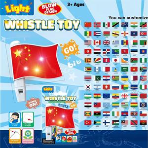 <span class=keywords><strong>2026</strong></span> علم متعدد الألوان بطول 10 سم، بتصميم جديد، مع صافرة وضوء LED، قلادة لعبة، منتجات للمشجعين الأمريكيين والكنديين - Product Image 4