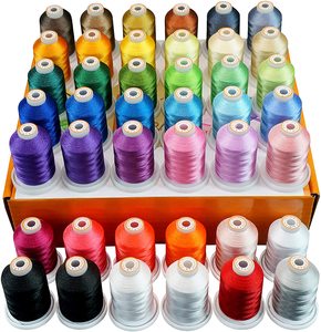 Kit de <span class=keywords><strong>fil</strong></span> pour machine à broder en polyester Simthread <span class=keywords><strong>Madeira</strong></span> 40 couleurs 40 poids compatible avec la <span class=keywords><strong>broderie</strong></span> Brother Babylock Janome - Product Image 2