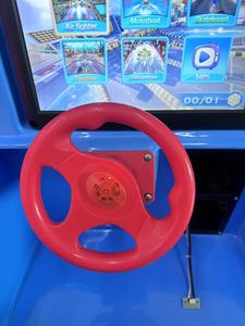 <span class=keywords><strong>Volant</strong></span> <span class=keywords><strong>de</strong></span> moto en plastique HD durable, accessoire <span class=keywords><strong>de</strong></span> jeu d'arcade Crazy Racing Fire Car, à monnayeur, résistant aux intempéries - Product Image 3