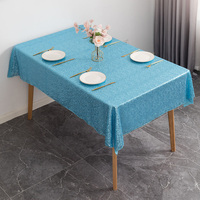 Nappe de table rectangulaire de luxe scintillante dorée style nordique en tissu synthétique anti-poussière, idéale pour hôtels, jupes de table et rideaux décoratifs YR