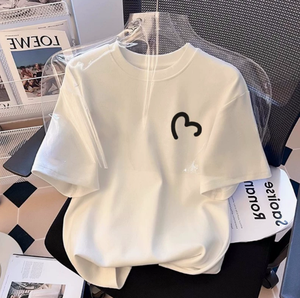 <span class=keywords><strong>Camiseta</strong></span> Casual de Manga Corta para <span class=keywords><strong>Mujer</strong></span>, Personalizable, con Bordado Técnico, Estilo Veraniego, Spandex/Algodón, Corte Regular - Product Image 4