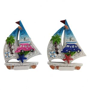 Imán de Resina para Refrigerador, Recuerdo Turístico, Regalo de Playa, Decoración Navideña para el Hogar - Product Image 1
