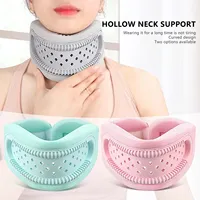 Collier cervical respirant en mousse souple, protection cervicale pour soulager les douleurs, soutien et fixation cervicale