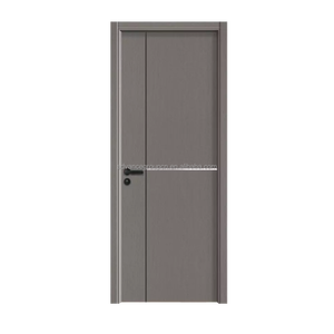 Portes en bois massif HDF de style américain, qualité supérieure, porte en mélamine insonorisée pour les portes intérieures de <span class=keywords><strong>maison</strong></span> - Product Image 2