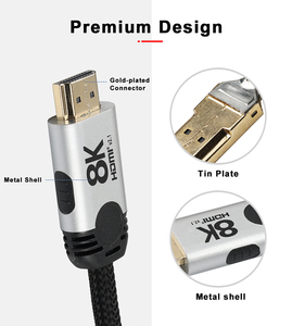 <span class=keywords><strong>Cable</strong></span> Ultra HD 4K <span class=keywords><strong>de</strong></span> Alta Velocidad con Chapado en Oro <span class=keywords><strong>de</strong></span> 24K para Conexión Macho-Macho <span class=keywords><strong>2</strong></span>.0 V, Visión 3D HDR Avanzada para Juegos, <span class=keywords><strong>TV</strong></span>, Proyector y Computadora - Product Image 2