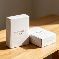 Boîte personnalisée en gros avec effet UV brillant et dorure à chaud pour emballage cadeau de produits haut de gamme