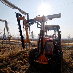 Tractor de horticultura de manzana, pera, cereza, stonefruit, flail, 3 puntas montadas, recortador con remolque - Product Image 6