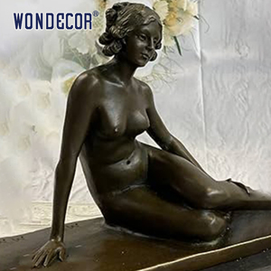 Hete gegoten bronzen vrouwelijke naakte sexy sculptuur bronzen vrouwensculptuur - Product Image 5