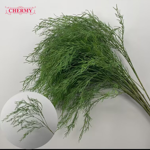 TH1436 Essential Simulation Greenery Künstliche lange grüne Zweige Gras für Mori Hochzeit Hintergrund Runner Flower Decor - Product Image 4