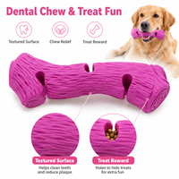 Jouet pour chien en caoutchouc de couleur personnalisée, non toxique, en forme de branche, avec texture naturelle pour la mastication quotidienne