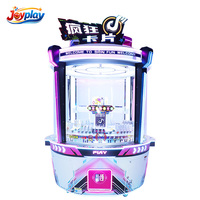 Joyplay Crazy Card Game Machine 4 joueurs, machine de jeu à monnayeur pour cartes, avec fonction de remise de tickets et de cadeaux, pour enfants, usage intérieur