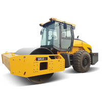 Compacteur à tambour unique SR08MA, marque chinoise réputée, rouleau vibratoire de 8 tonnes à vendre