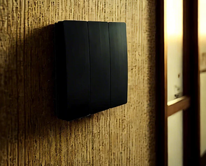 Rf433 <span class=keywords><strong>LED</strong></span> chiếu sáng 3 gang cho động chuyển tự-powered cho tuya ZigBee không dây thông minh sản phẩm nhà màu đen không có pin PC Mater - Product Image 3