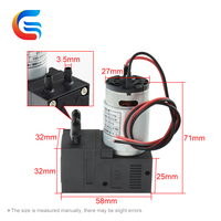 Pompe à diaphragme micro haute performance DC24V 7W 300-400ml/min pour imprimante grand format à jet d'encre, solvant UV, DTF, éco-solvant Senchro
