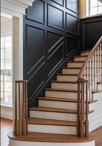 <span class=keywords><strong>Escaleras</strong></span> de madera ligeras Prima para lofts pequeños portátiles y elegantes para escenarios domésticos compactos - Product Image 5