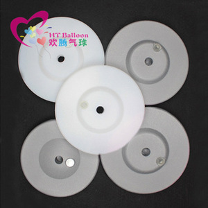 Base ronde en plastique pour ballons HT, remplissable d'eau, pour décoration de mariage, marqueur d'allée, support de ballons - Product Image 1