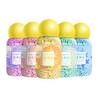 Perles booster de parfum OEM écologiques brume de lin lavande rose forme solide pas de parfums lourds sans danger pour l'eau de lavage des vêtements