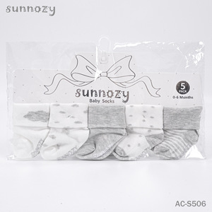 Lot de 5 paires de chaussettes en coton pour bébés de 0 à 3 mois, respirantes, en maille, à motifs de dessins animés, pour garçons et filles, chaussettes tube fines d'été - Product Image 5