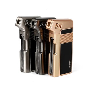Encendedor de tubo de Metal multifunción Retro Vintage al por mayor, accesorio portátil con logotipo personalizado para <span class=keywords><strong>fumador</strong></span> de cigarrillos, diseño clásico elegante - Product Image 5