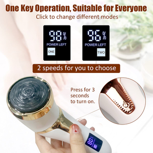 Éliminateur électrique de callosités de pieds LCD USB Rechargeable épurateur de pieds peau morte dure <span class=keywords><strong>Machine</strong></span> professionnelle de suppression de callosités sous vide - Product Image 3