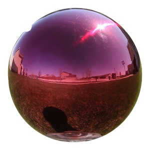 AISI 201 SS304 <span class=keywords><strong>SS316</strong></span> Acero inoxidable Esfera hueca grande Espejo Pulido Mirando Bola 36 \ "48 \" Bola de acero hueca gigante - Product Image 2