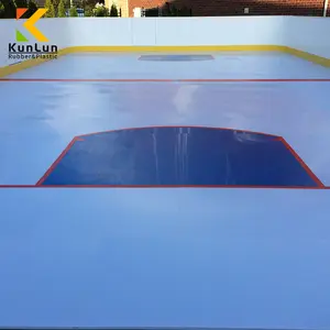 Nouveau design UHMWPE tuiles de glace synthétiques infusées auto-lubrifiantes 4x8ft pour le hockey sur glace