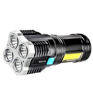 Cob <b>Flashlight</b> 12W <b>Rechargeable</b> Led Aluminum Alloy Outdoor High Brightness Long Lasting - Product Image 2