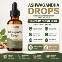 Complément Liquide d'Ashwagandha Marque Blanche OEM – Gouttes d'Ashwagandha pour la Relaxation et le Soutien de l'Humeur