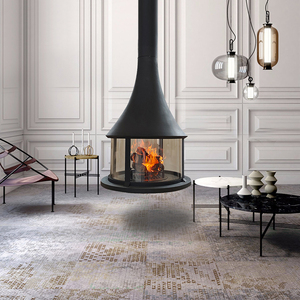 Poêle <span class=keywords><strong>à</strong></span> granulés de bois moderne, bois de chauffage <span class=keywords><strong>suspendu</strong></span>, autoportant, cuisson en fonte - Product Image 3