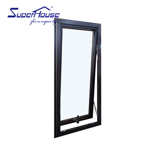Fenêtre à auvent en aluminium certifiée AAMA, à rupture de pont thermique, vitrage Low-E, isolante, insonorisée, pour salle de bain et chambre à coucher - Product Image 3