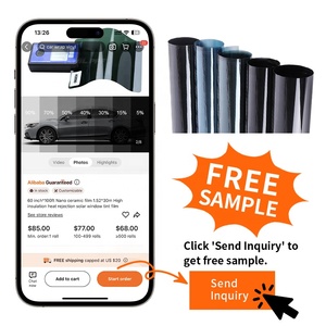 PELÍCULA DE VENTANA DE COCHE CON PROTECCIÓN DE ÉXITO 1,52*30M A prueba de UV Anti arañazos FÁCIL DE INSTALAR SEGURIDAD PET MATERIAL PELÍCULA DE SEGURIDAD Garantía de 8 años - Product Image 1