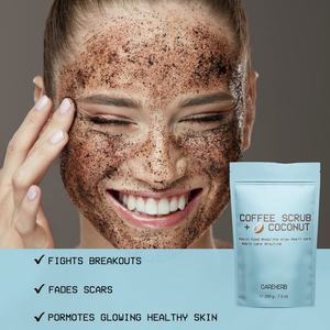 Exfoliante Corporal y Facial Personalizado, Orgánico y Natural, Contra la Celulitis, Estrías, Cicatrices y Acné, Exfoliante de Café con Coco - Product Image 2