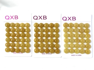 Pierres précieuses cabochons en <span class=keywords><strong>jade</strong></span> <span class=keywords><strong>jaune</strong></span> naturel QXB, polies, taille brillant ronde, 12 mm, certifiées GIC, provenant du Guangdong, pour la vente en gros et le bricolage - Product Image 5