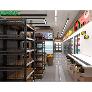Étagères de supermarché en métal commerciales avec étagères de présentation réglables - Product Image 2