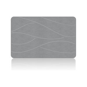 Alfombrilla de Baño de Piedra de Diatomita Ecológica Antideslizante Gris Oscuro de 23.6'x15.4" de Alta Calidad de Secado Rápido para Ducha, Venta al por Mayor - Product Image 1
