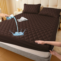 Protège-matelas imperméable matelassé anti-acariens, drap-housse en gros
