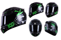 Casque de moto intégral ZoomLon en promotion, couleur et logo personnalisables, support de conception gratuit, OEM ODM