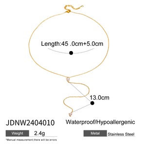 Premium 18k Gold Plated Stainless Steel Beaded Necklace Set Colorful <strong>Gem</strong> Bead Boho Unisex Link Chain Gift <strong>Jewelry</strong> - Product Image 6