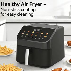 Nouvelle Conception 2026 – Friteuse à Air Électrique Multifonctionnelle 11L en Plastique avec Contrôle Numérique, Revêtement Antiadhésif PTFE, Économe en Énergie et Saine - Product Image 2