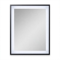 Miroir de salle de bain LED certifié UL, 28 x 20 pouces, rétroéclairé, avec commande tactile et lumière à intensité variable, pour hôtel et appartement