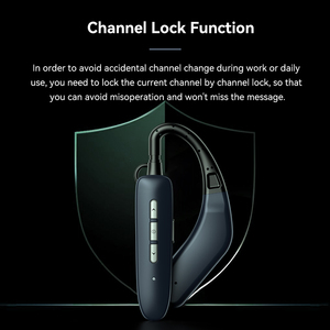 Talkie-walkie Talkivis C23 de qualité professionnelle, 2 pièces, mini talkie-walkie sans fil avec crochet d'oreille, mains libres, universel, <span class=keywords><strong>Woky</strong></span> <span class=keywords><strong>Toky</strong></span> - Product Image 6