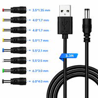 Kabel SOTESIN 7tf 2m USB ke RJ50 Tembaga Murni untuk Pemindai Barcode QR Zebra Motorola Symbol DS2278 Li4278 DS8108 2208