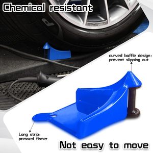Enrouleur de pneus pour lavage de voiture, système de stationnement 4 pièces en PP bleu pour voitures, motos, vélos - Product Image 3