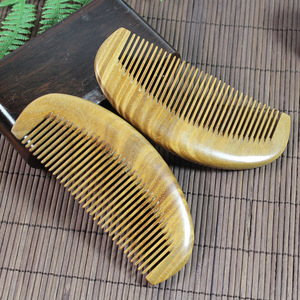 Sandalwood Hair <b>Comb</b> Small Crescent Shape Antistatic For Home Use - Product Image 2
