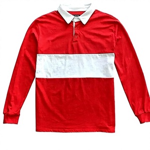 Chemise formelle pour homme à manches courtes, rouge et blanc uni, 100% coton, toile, séchage rapide, broderie du logo sur le devant - Product Image 3